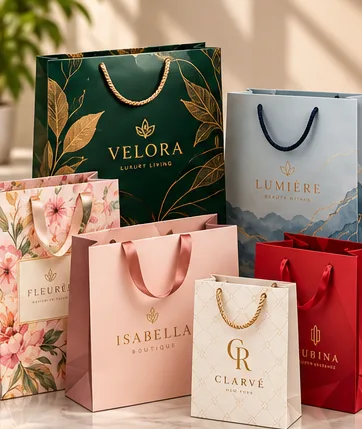 Printed paper bags