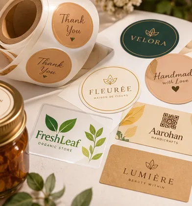 Printed stickers and labels